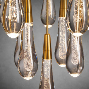 Soltaire Round Chandelier 17" 24" 36“ 58“