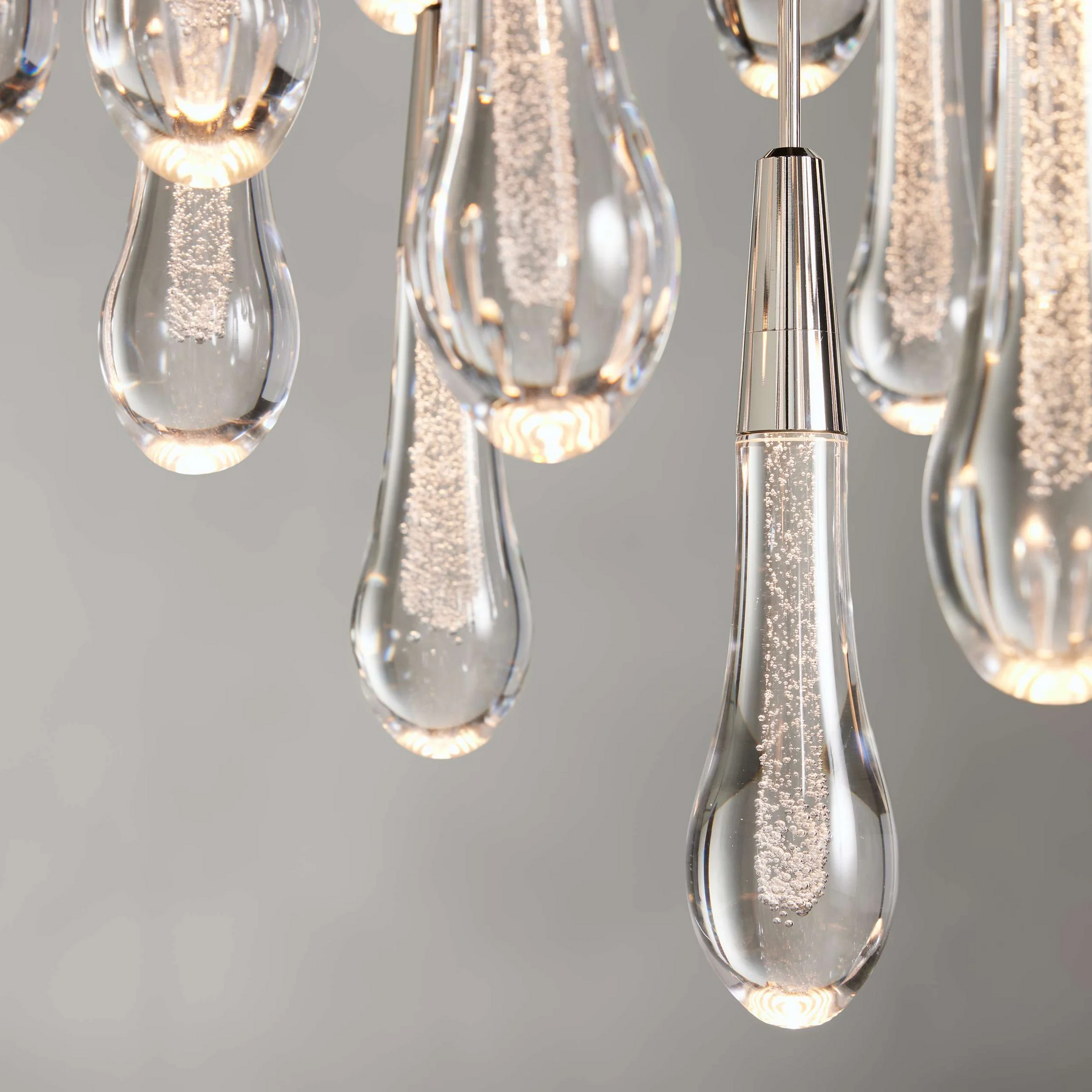 Soltaire Round Chandelier 17" 24" 36“ 58“