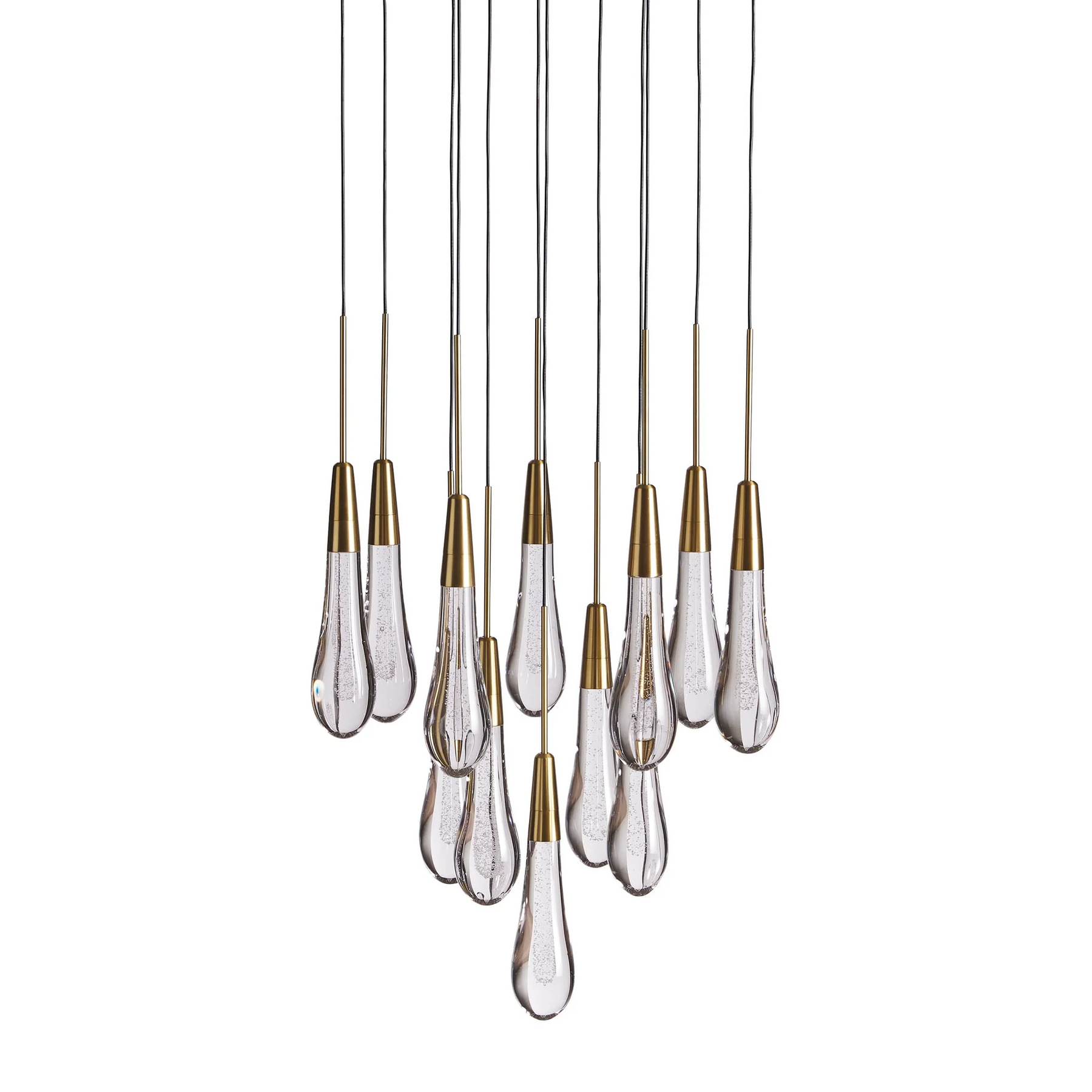 Soltaire Round Chandelier 17" 24" 36“ 58“