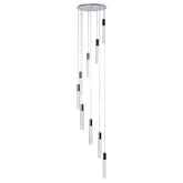 Sparkling Night Cylinder Chandelier // 9 Light