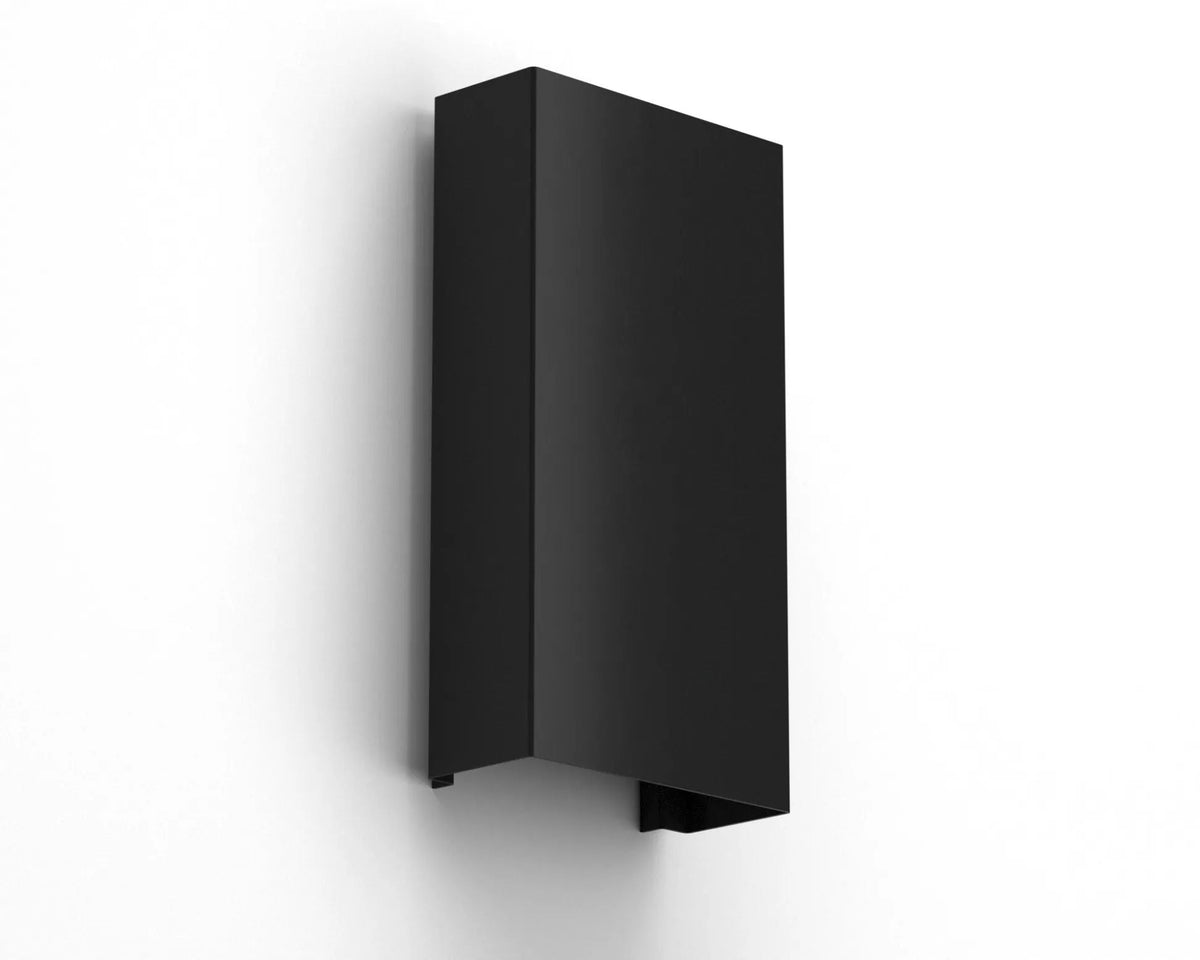 Squared Black Outdoor Wall Sconce