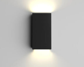Squared Black Outdoor Wall Sconce