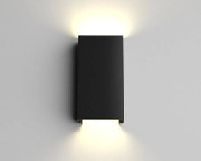 Squared Black Outdoor Wall Sconce