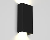 Squared Black Outdoor Wall Sconce