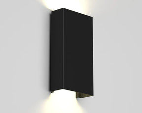 Squared Black Outdoor Wall Sconce