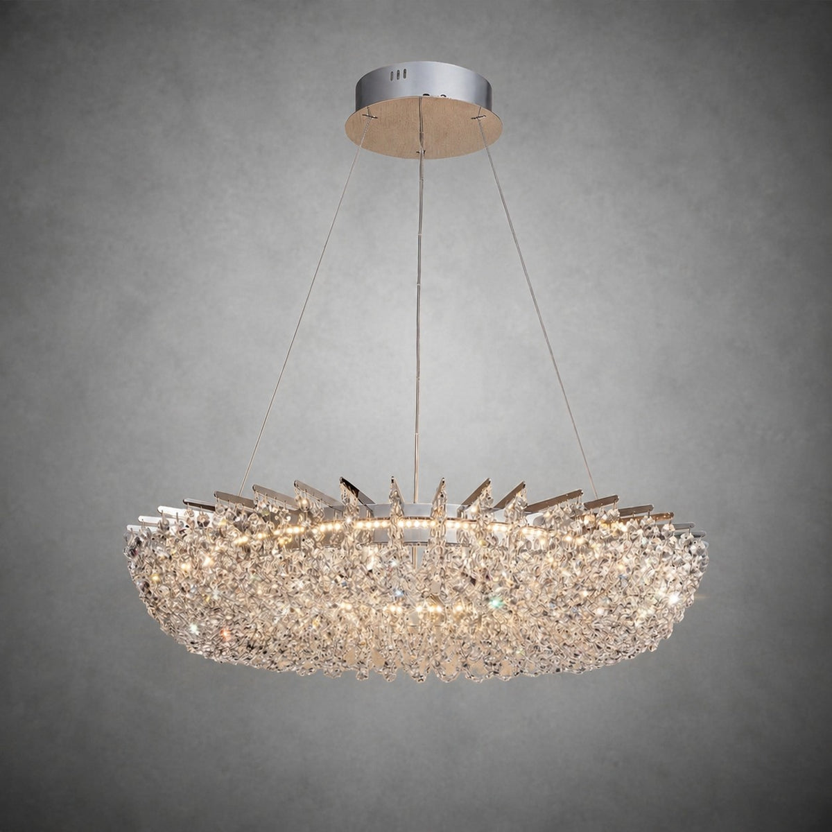 Stella Round Crystal Chandelier