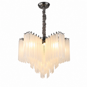 Stelo Glass Rod Chandelier — product photo
