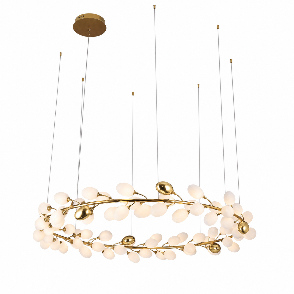 Stilla Brass Chandelier — product photo