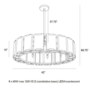 Rovira Alabaster Chandelier