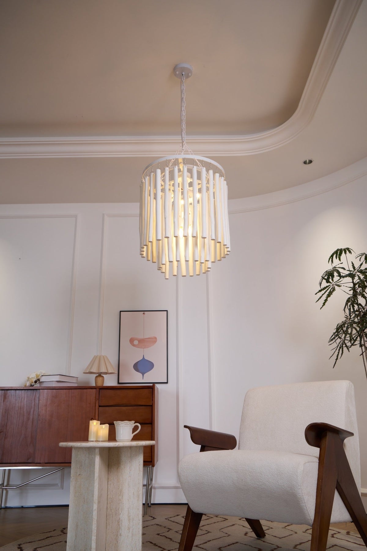 Swinton Tilda Chandelier - 6 Heads ∅ 20.9″ x H 29.9″BlackBlushlighting