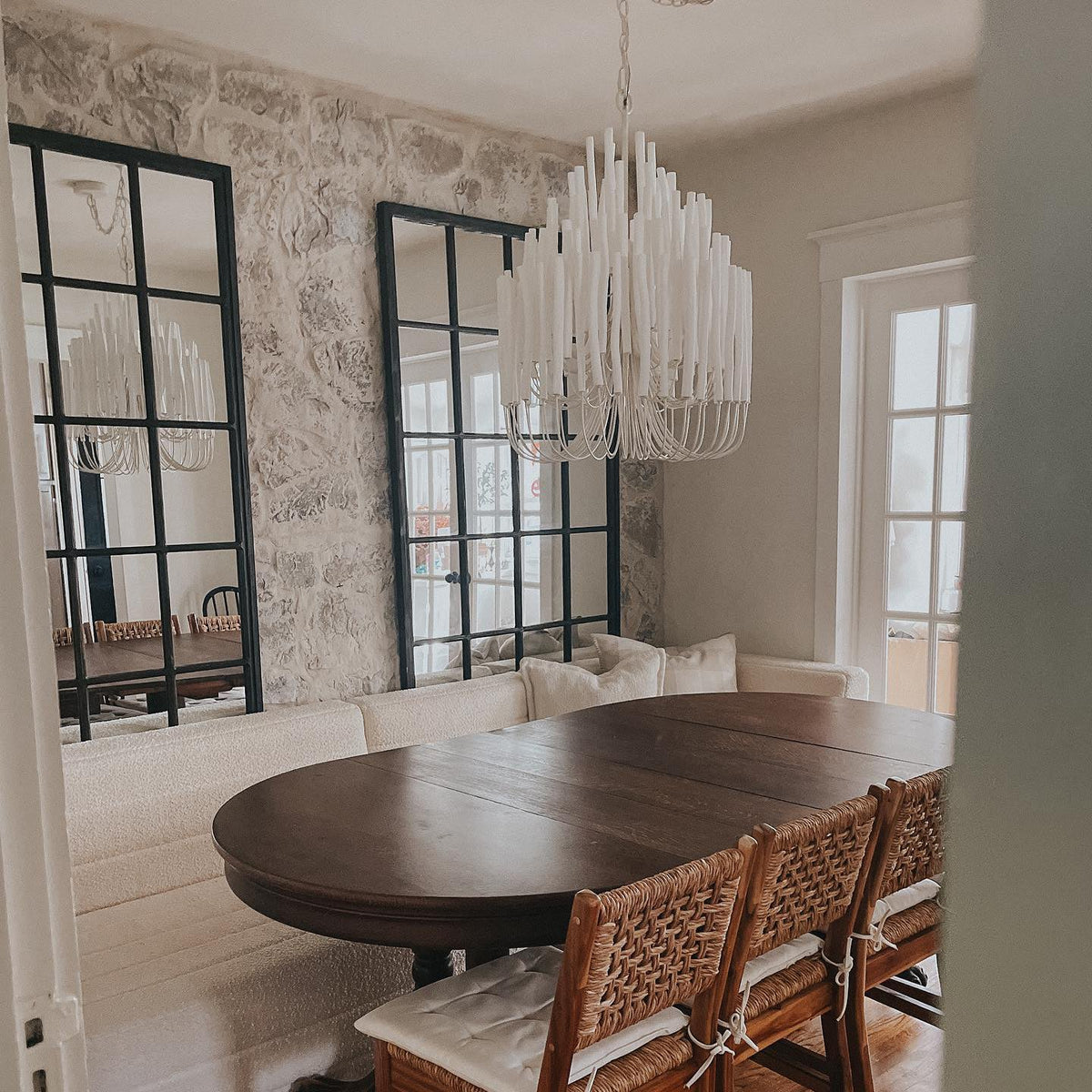 Swinton Tilda Chandelier - 6 Heads ∅ 20.9″ x H 29.9″BlackBlushlighting