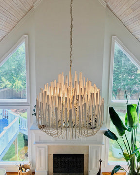 Swinton Tilda Chandelier - 12 Heads ∅ 31.5″ x H 39.4″BlackBlushlighting