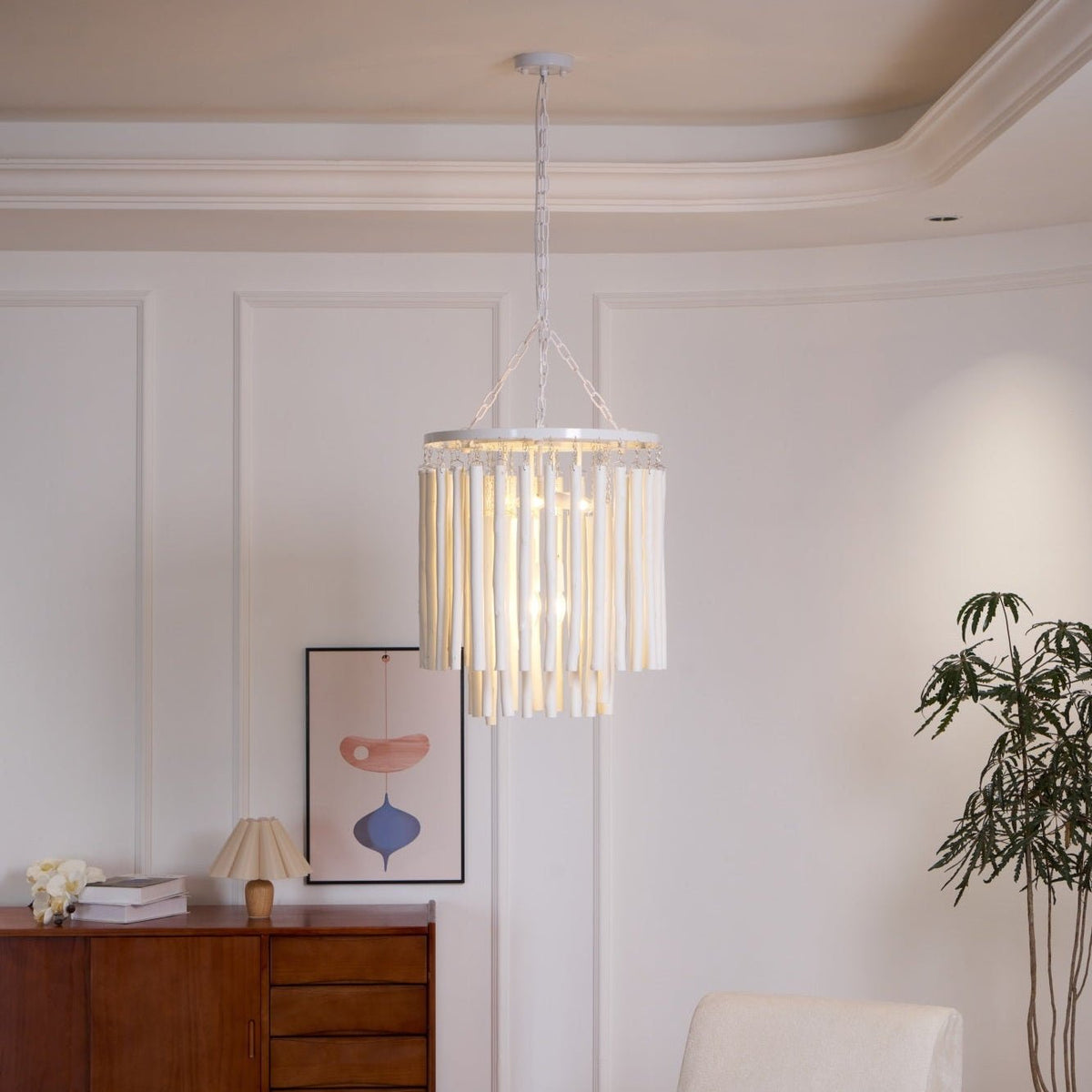 Swinton Tilda Chandelier - 6 Heads ∅ 20.9″ x H 29.9″BlackBlushlighting