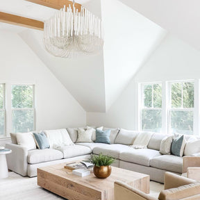 Swinton Tilda Chandelier - 12 Heads ∅ 31.5″ x H 39.4″WhiteBlushlighting