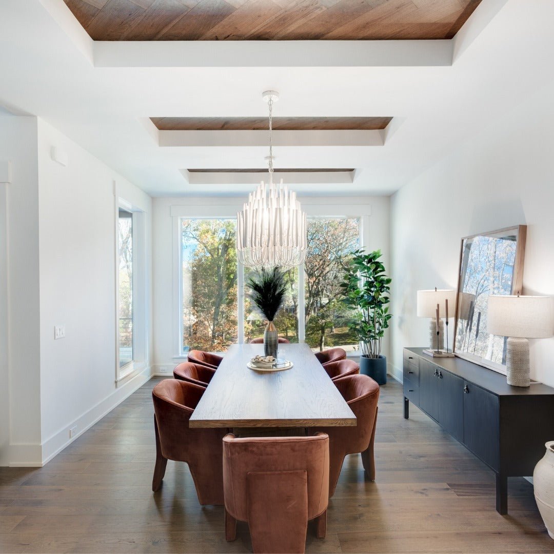 Swinton Tilda Chandelier - 6 Heads ∅ 20.9″ x H 29.9″BlackBlushlighting