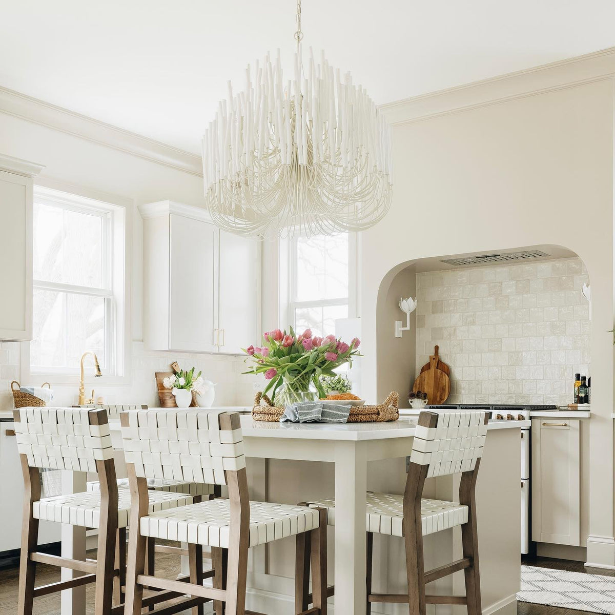 Swinton Tilda Chandelier - 12 Heads ∅ 31.5″ x H 39.4″BlackBlushlighting