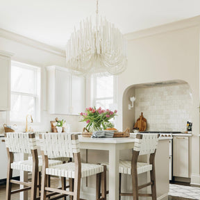 Swinton Tilda Chandelier - 12 Heads ∅ 31.5″ x H 39.4″BlackBlushlighting