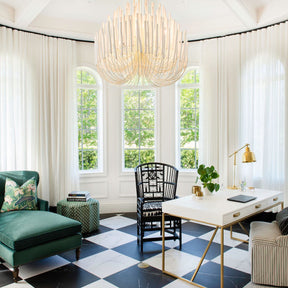 Swinton Tilda Chandelier - 5 Heads ∅ 19.7″ x H 20.9″WhiteBlushlighting