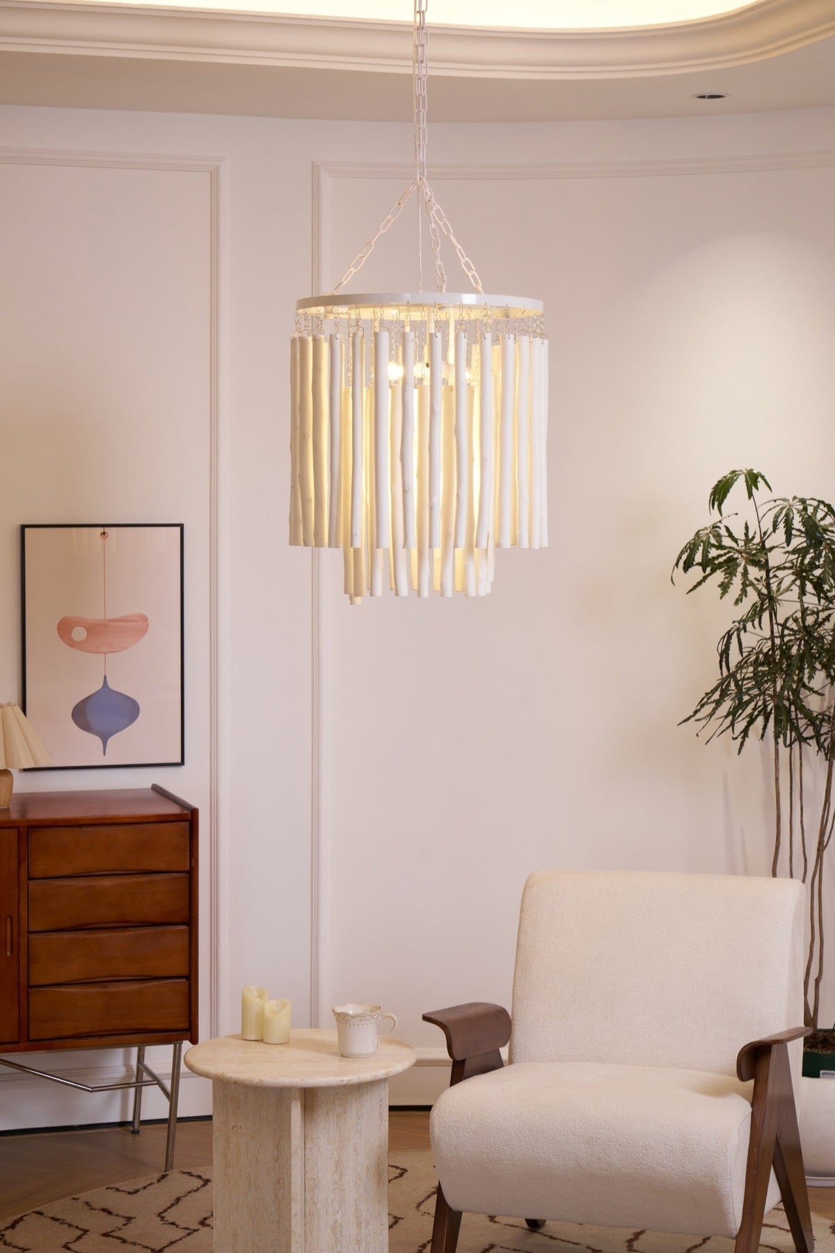 Swinton Tilda Chandelier - 6 Heads ∅ 20.9″ x H 29.9″BlackBlushlighting