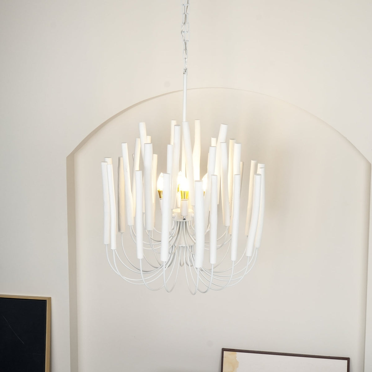 Swinton Tilda Chandelier - 5 Heads ∅ 19.7″ x H 20.9″WhiteBlushlighting