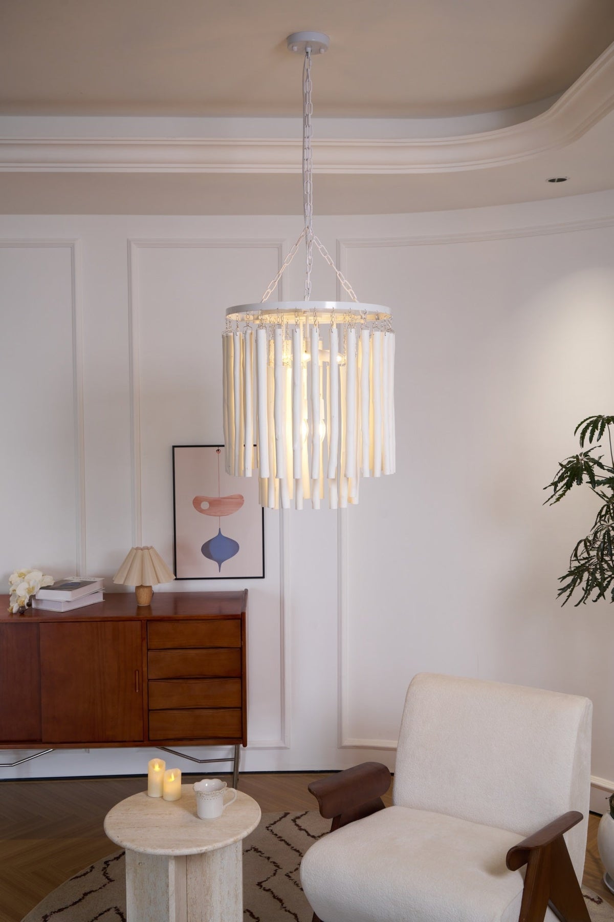 Swinton Tilda Chandelier - 6 Heads ∅ 20.9″ x H 29.9″BlackBlushlighting