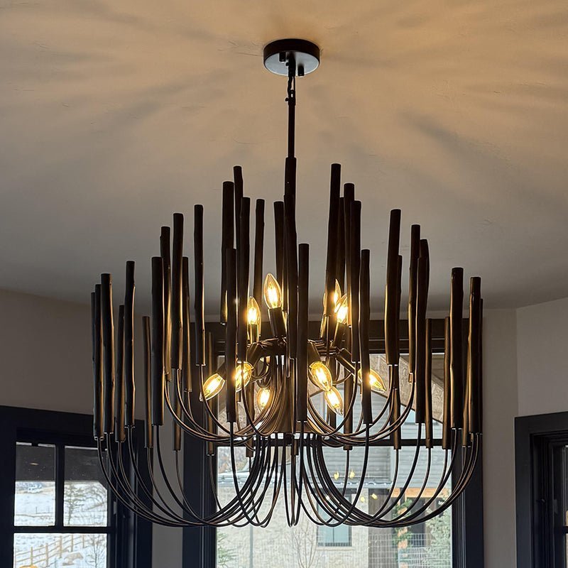 Swinton Tilda Chandelier - 6 Heads ∅ 20.9″ x H 29.9″BlackBlushlighting