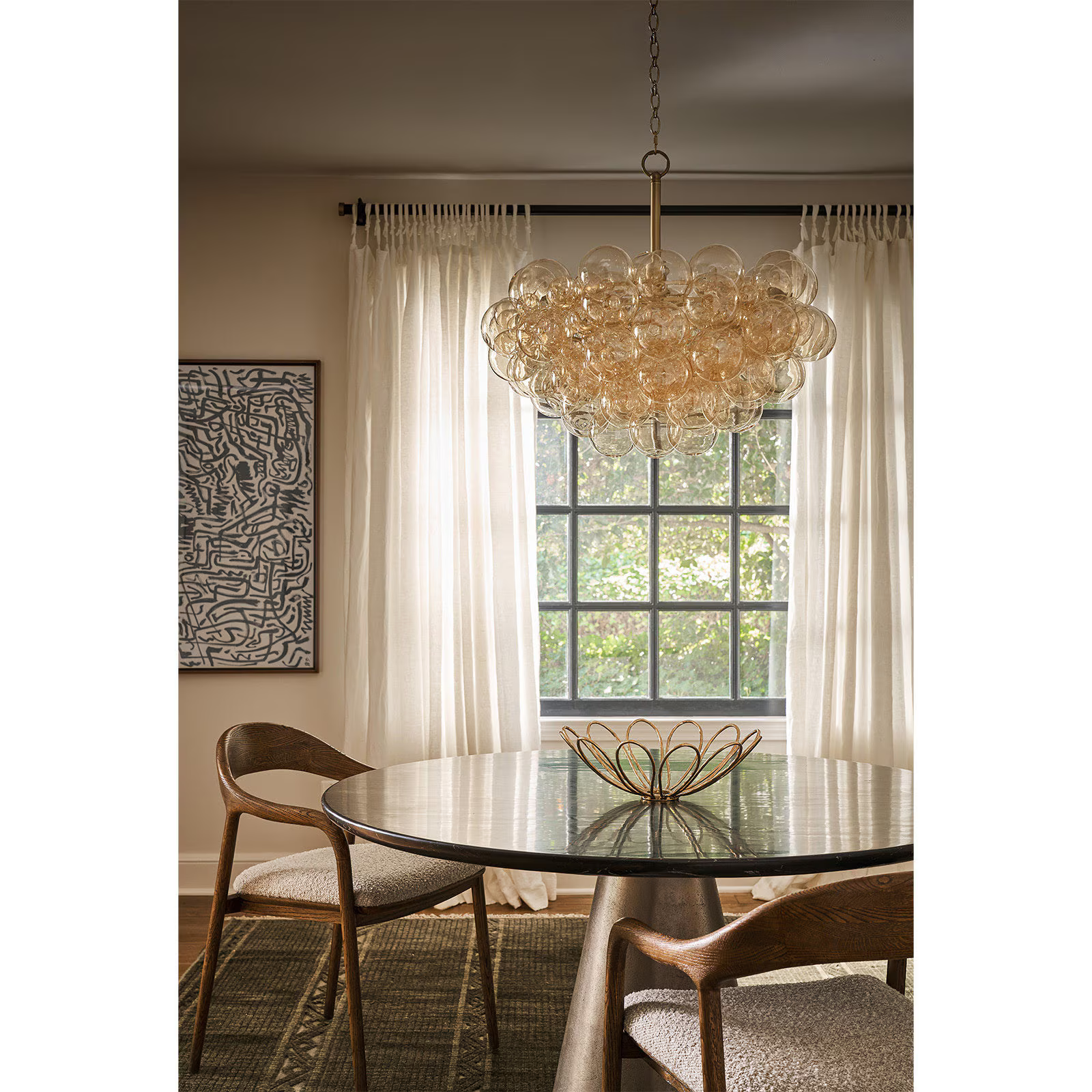 Talial Chandelier Amber