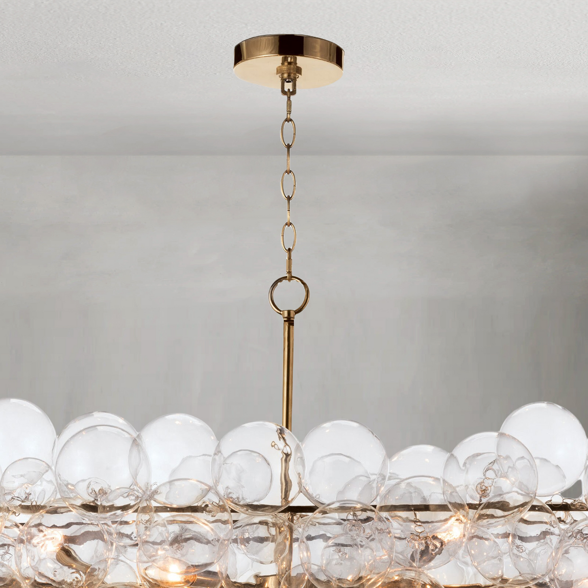 Talial Chandelier Linear (Natural Brass)