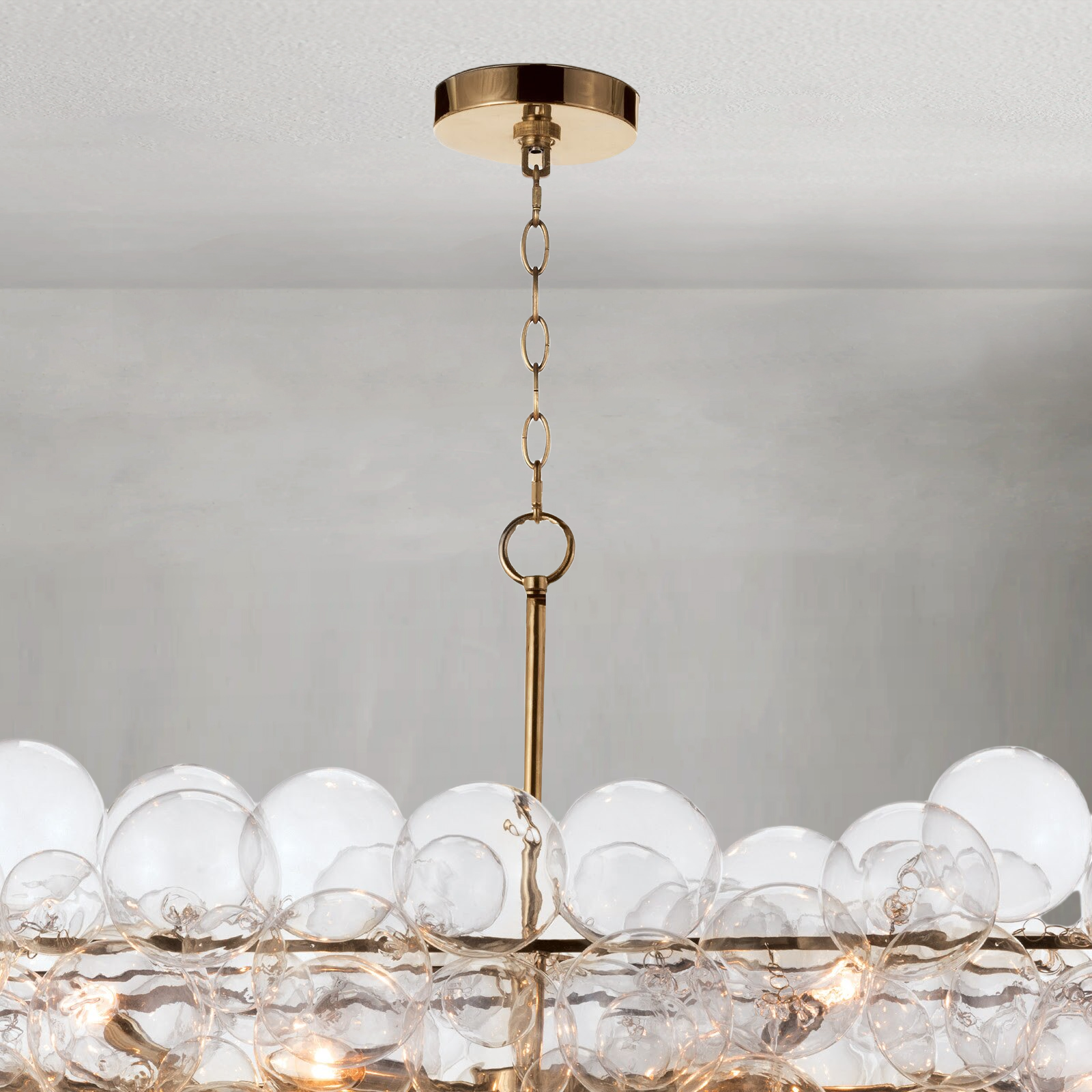 Talial Chandelier Linear (Natural Brass)