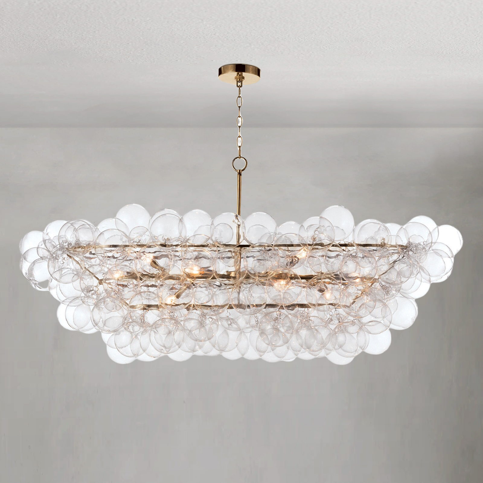 Talial Chandelier Linear (Natural Brass)