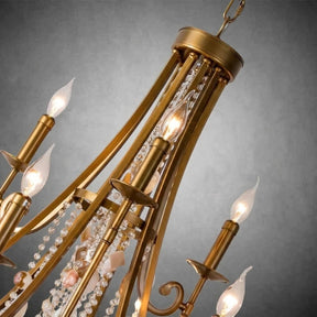 Tatum Lux Shell Crystal Chandelier