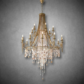 Tatum Lux Shell Crystal Chandelier