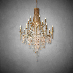 Tatum Lux Shell Crystal Chandelier