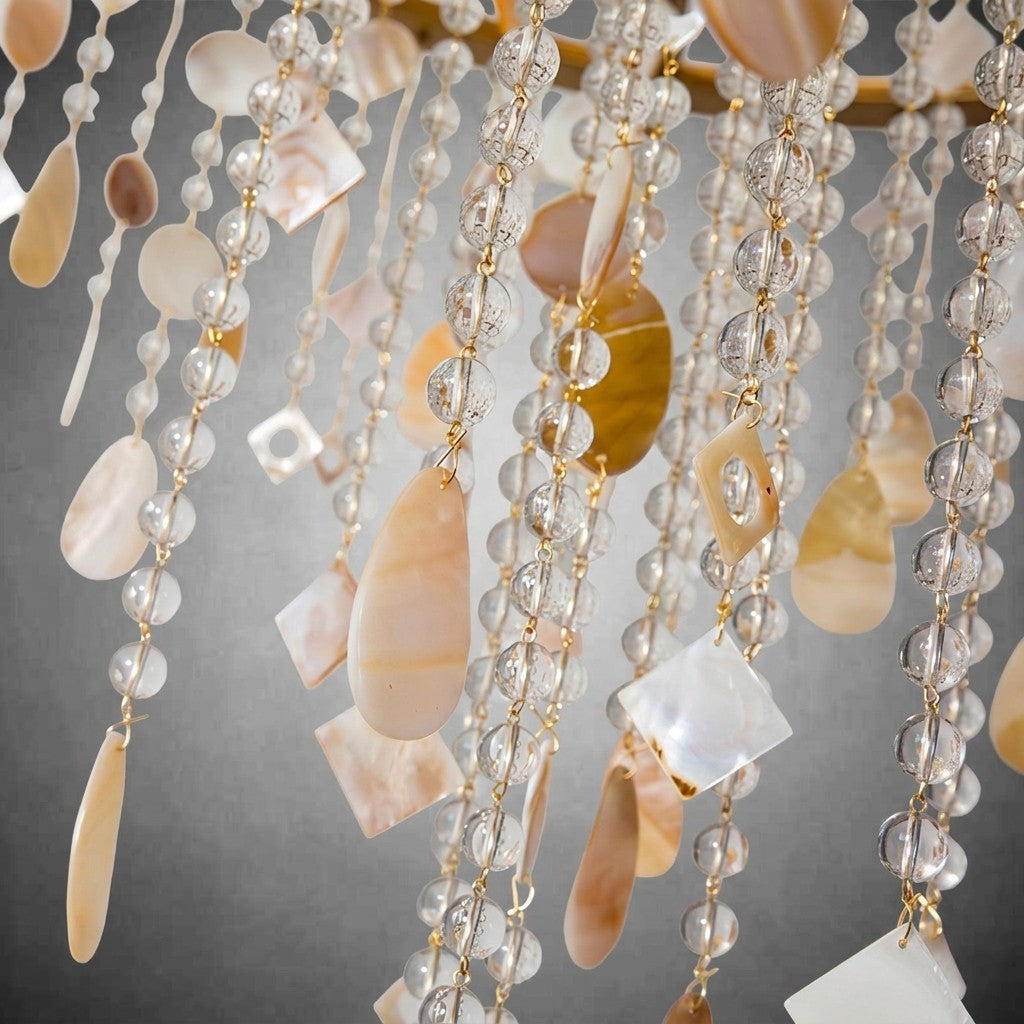 Tatum Lux Shell Crystal Chandelier