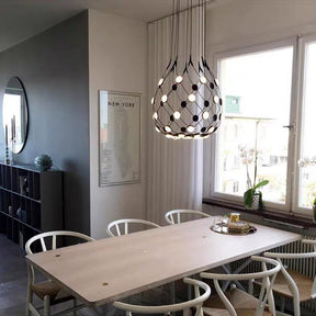 Modern Basket Chandelier for Living/Dining Room