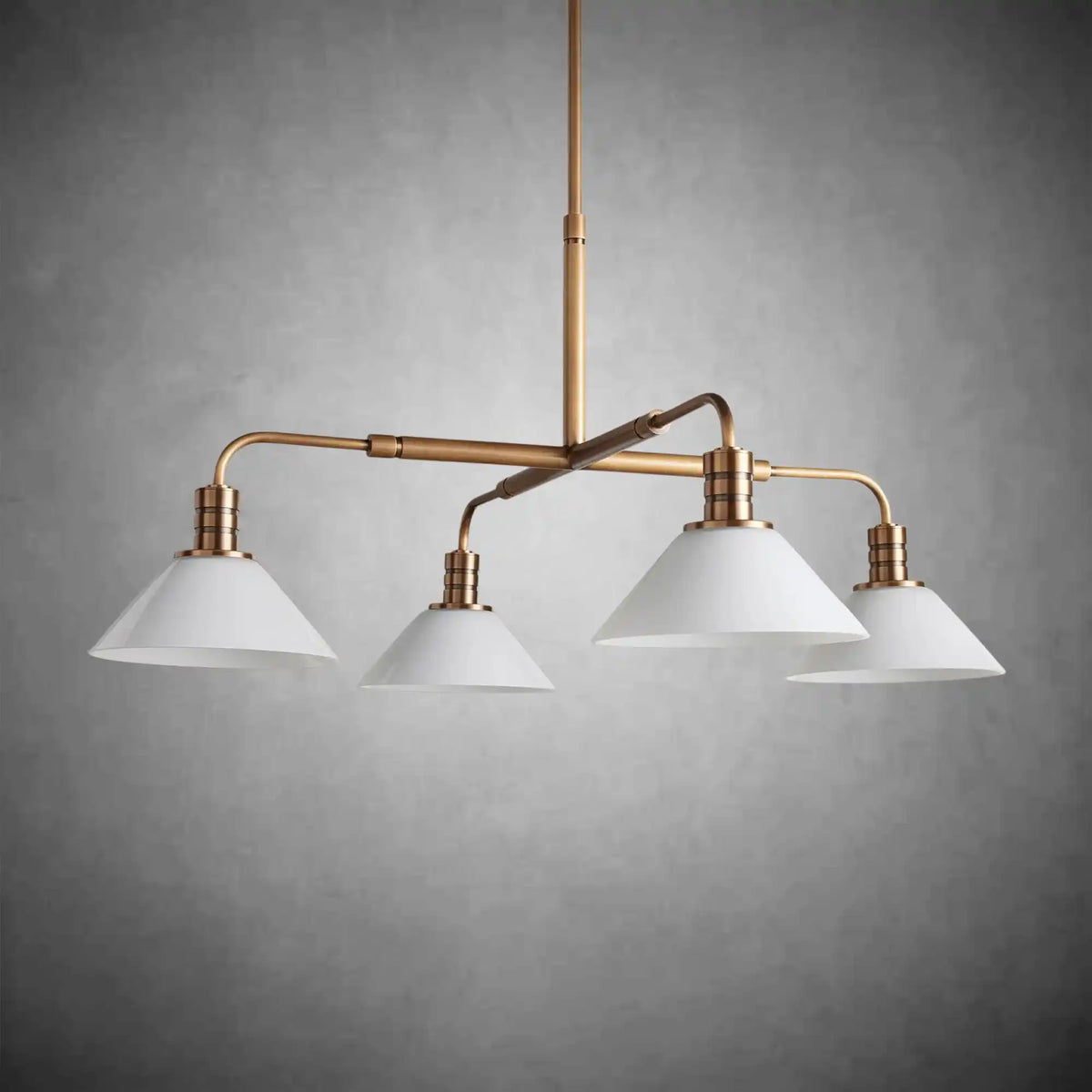 Theron Glass Round Chandelier 30'' 52''