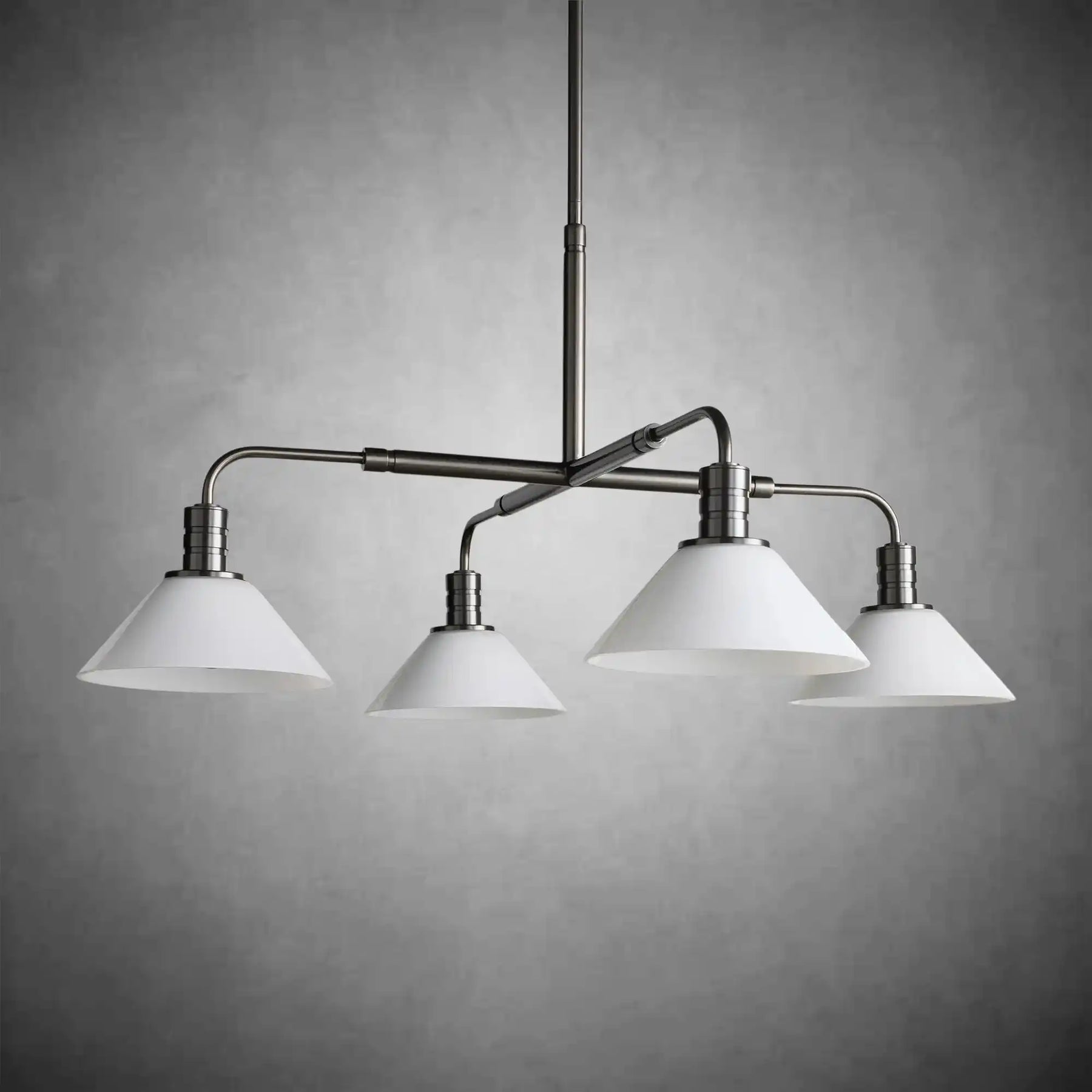 Theron Glass Round Chandelier 30'' 52''