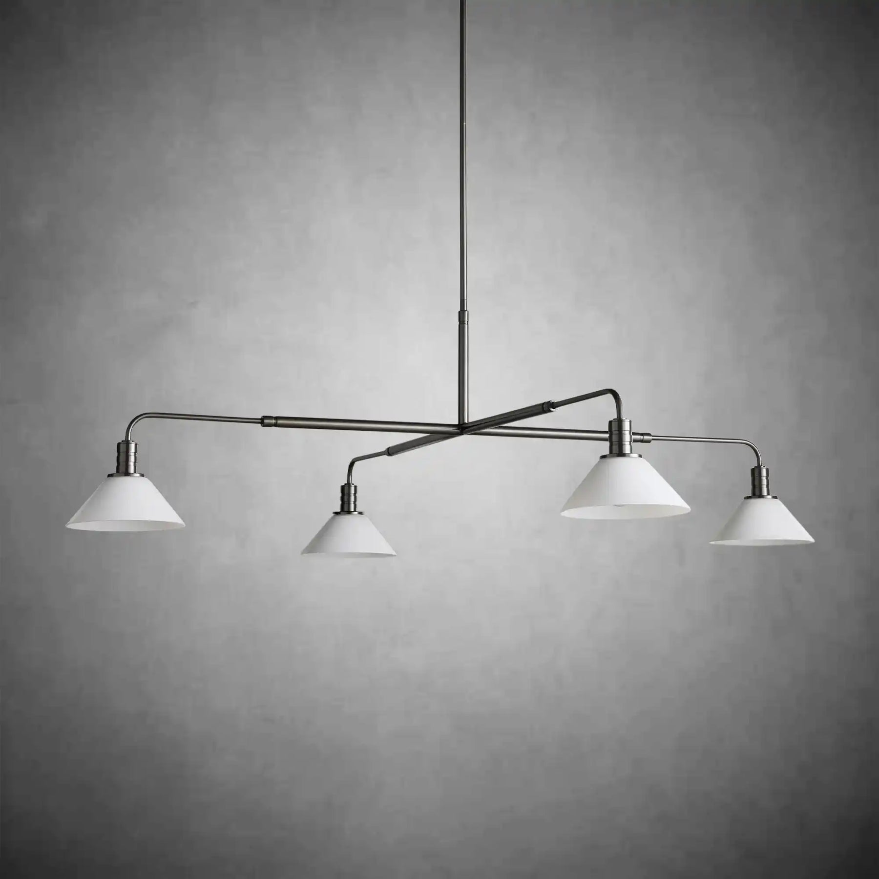 Theron Glass Round Chandelier 30'' 52''