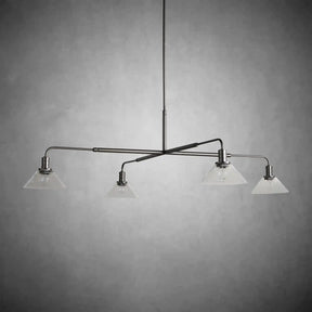 Theron Glass Round Chandelier 30'' 52''