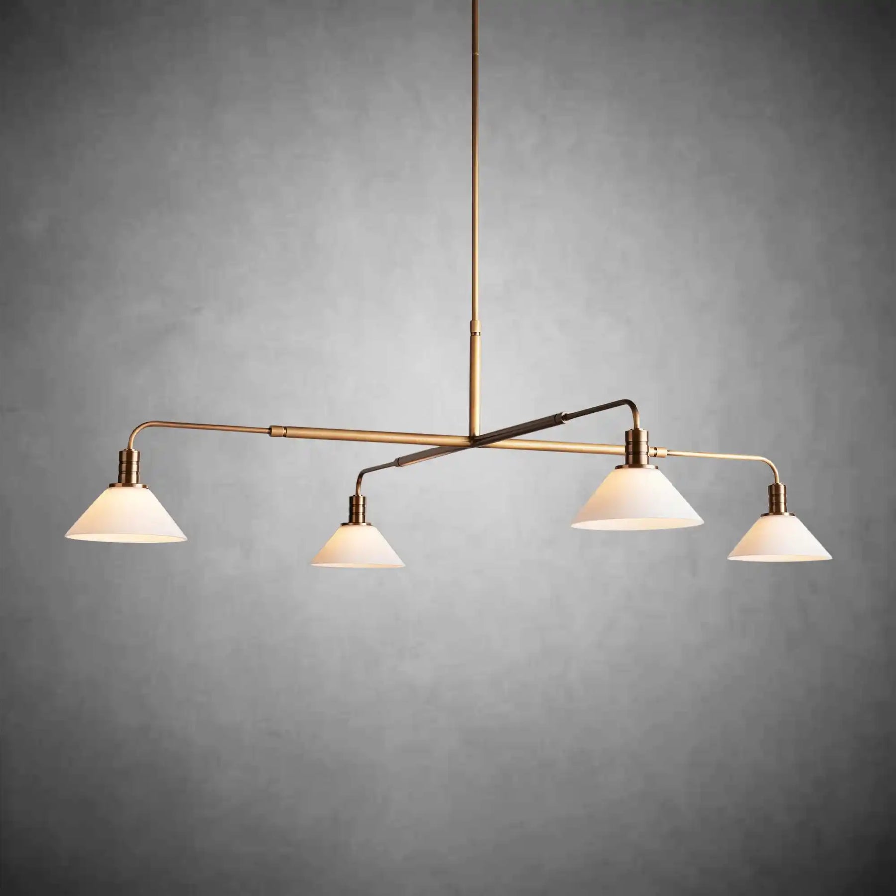 Theron Glass Round Chandelier 30'' 52''