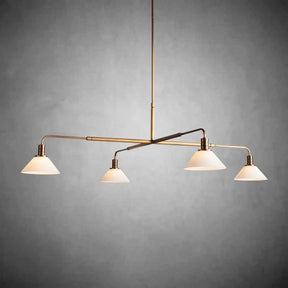 Theron Glass Round Chandelier 30'' 52''