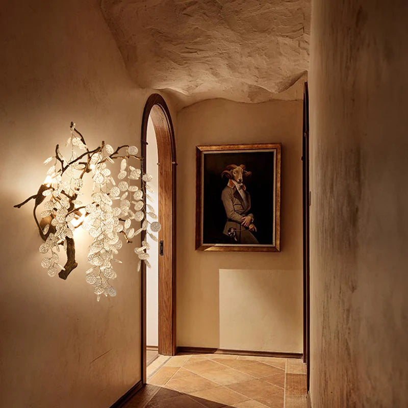Thirza Branch Crystal Wall Sconce