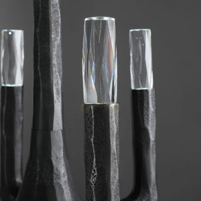 Thod Forged Linear Chandelier for Living Room, Dining Room