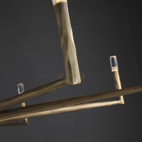 Thod Forged Round Chandelier for Living Room, Dining Room