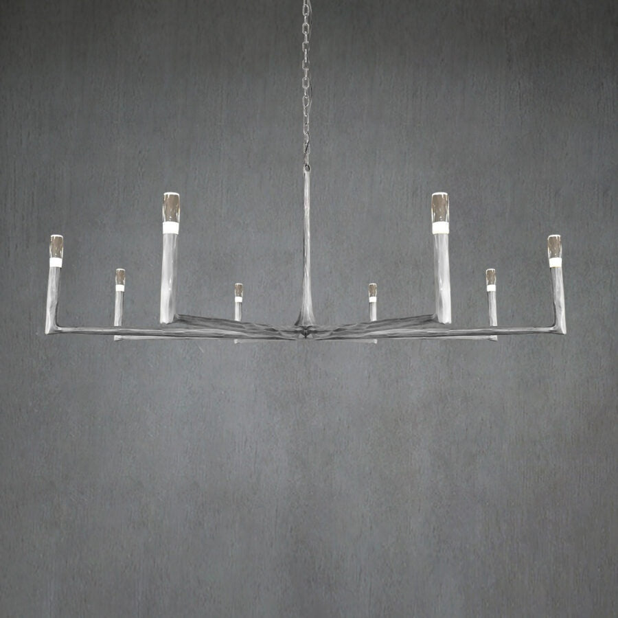 Thod Forged Round Chandelier for Living Room, Dining Room