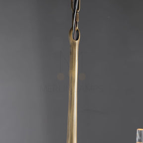 Thod Forged Round Chandelier for Living Room, Dining Room