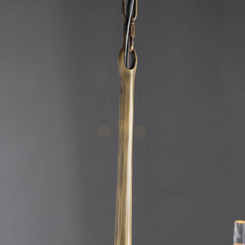 Thod Forged Round Chandelier for Living Room, Dining Room