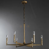 Thod Forged Round Chandelier for Living Room, Dining Room