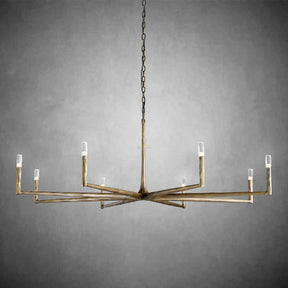 Thod Forged Round Chandelier for Living Room, Dining Room