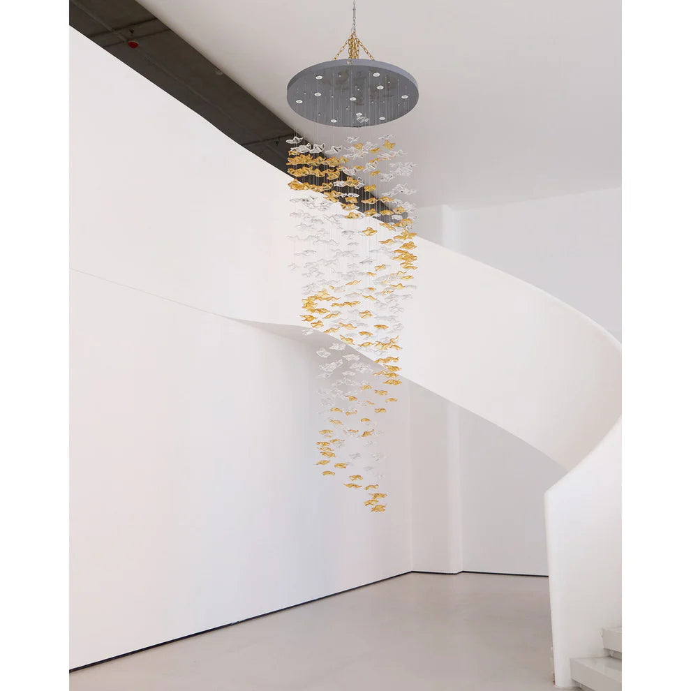 Tidal Art Glass Chandelier